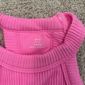 Aerie Tank top neon pink